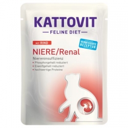 KATTOVIT FELINE DIET RENAL WOŁOWINA 85g